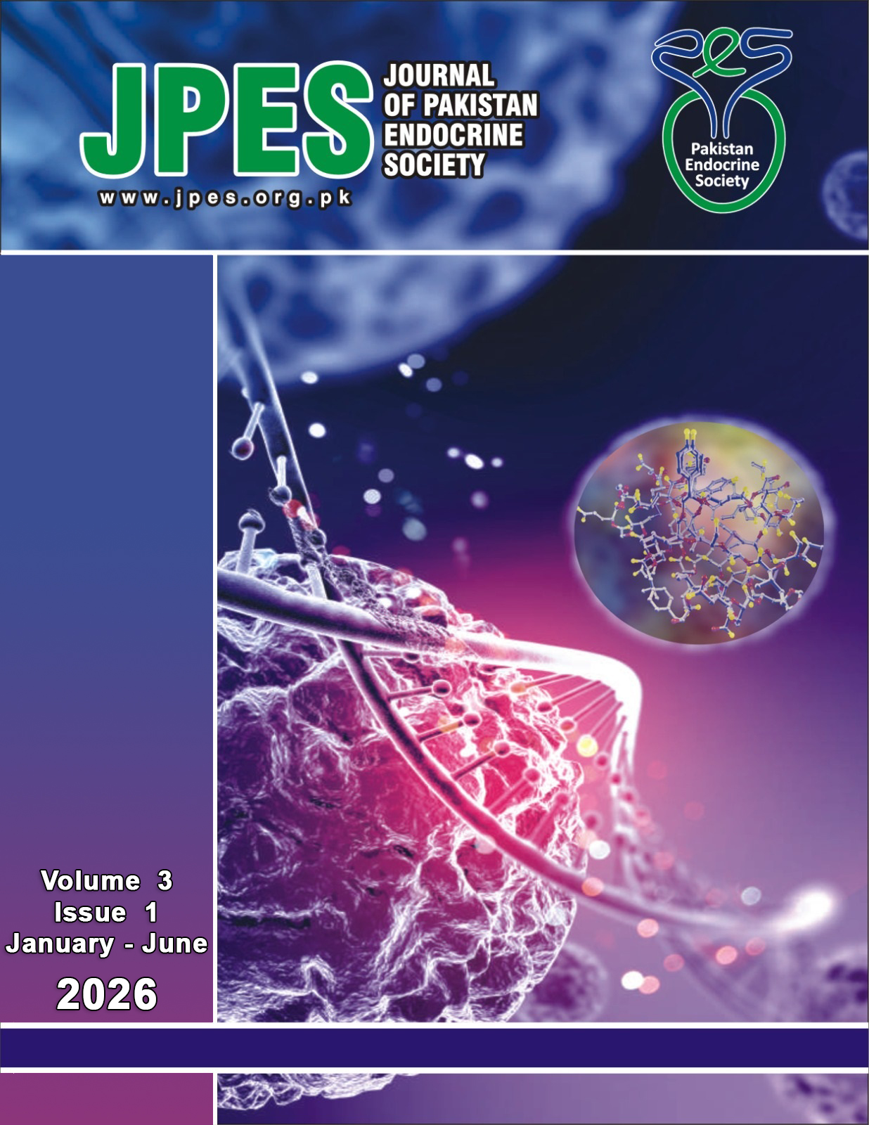 					View Vol. 3 No. 1 (2026): January - June  2026   |  J Pak Endo Society
				